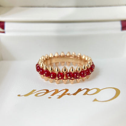 [Love Lucky]CLASH 7.9MM AGATE CHALCEDONY RING