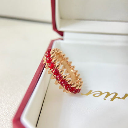 [Love Lucky]CLASH 7.9MM AGATE CHALCEDONY RING