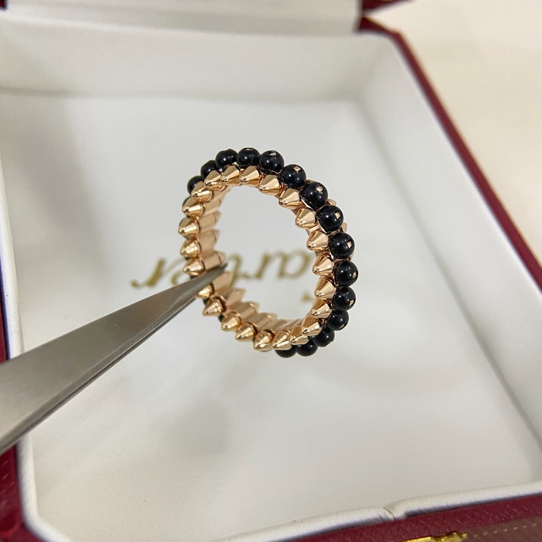 [Love Lucky]CLASH 7.9MM AGATE CHALCEDONY RING