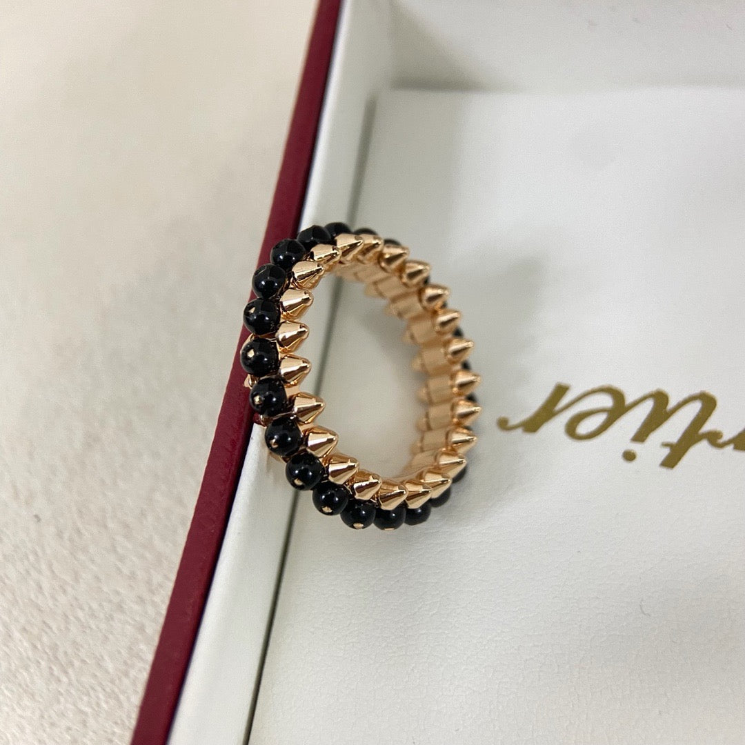 [Love Lucky]CLASH 7.9MM AGATE CHALCEDONY RING