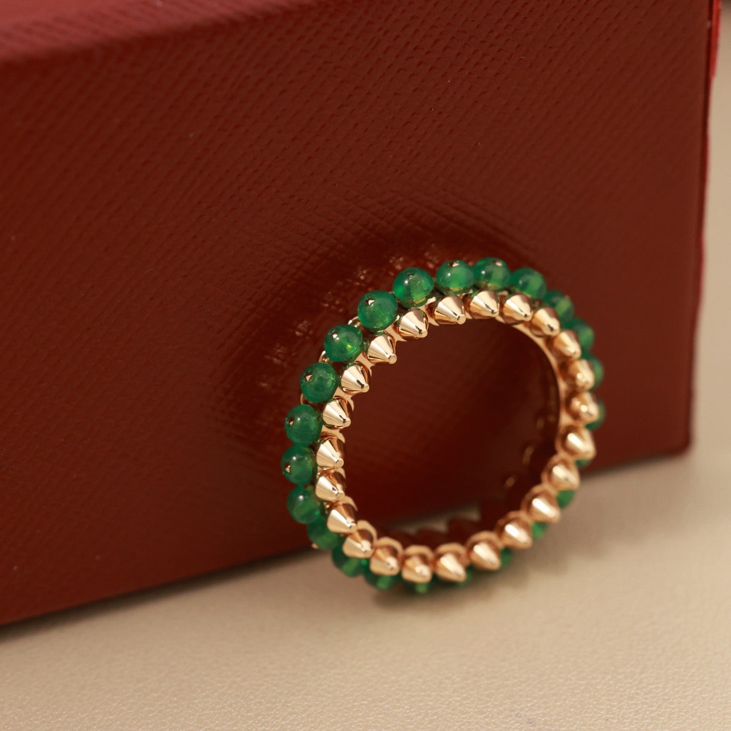 [Love Lucky]CLASH 7.9MM AGATE CHALCEDONY RING