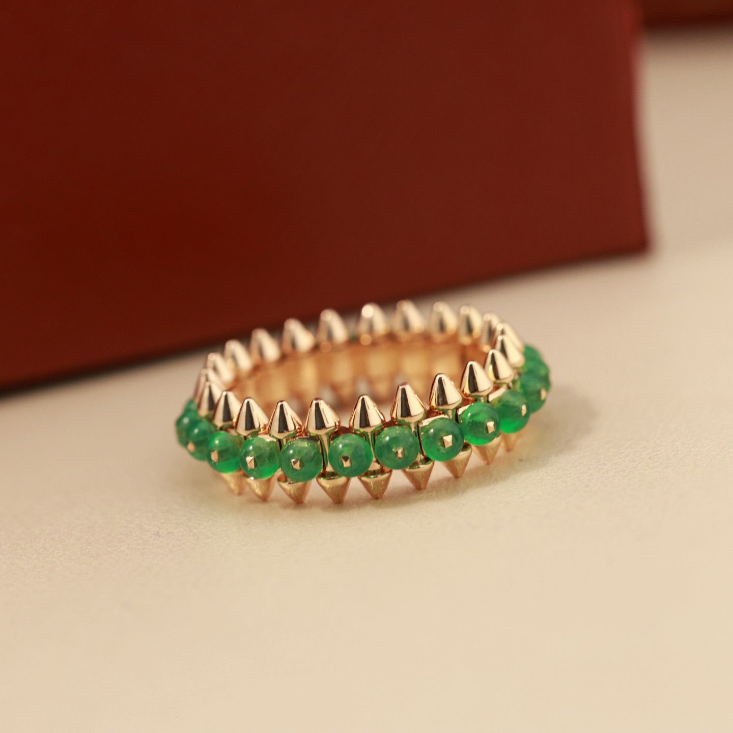 [Love Lucky]CLASH 7.9MM AGATE CHALCEDONY RING