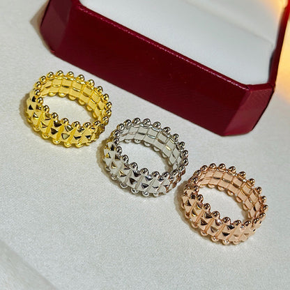 [Love Lucky]CLASH 9.2MM DOUBLE ROW RING