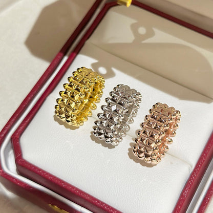 [Love Lucky]CLASH 9.2MM DOUBLE ROW RING