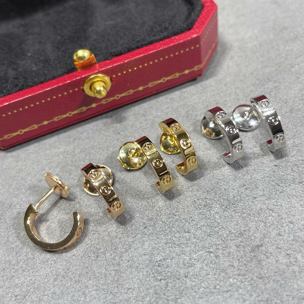 [Love Lucky]LOVE EARRINGS 2.65 MM NO DIAMOND SMALL