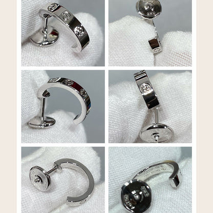 [Love Lucky]LOVE EARRINGS 2.65 MM NO DIAMOND SMALL