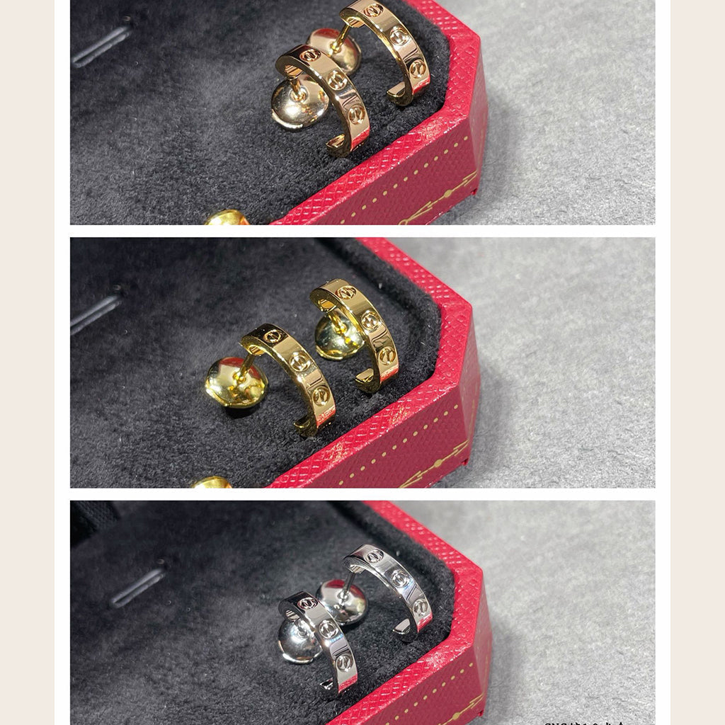 [Love Lucky]LOVE EARRINGS 2.65 MM NO DIAMOND SMALL