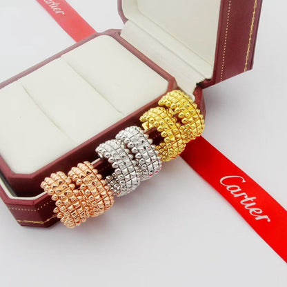 [Love Lucky]CLASH 9.2MM DOUBLE ROW EARRINGS