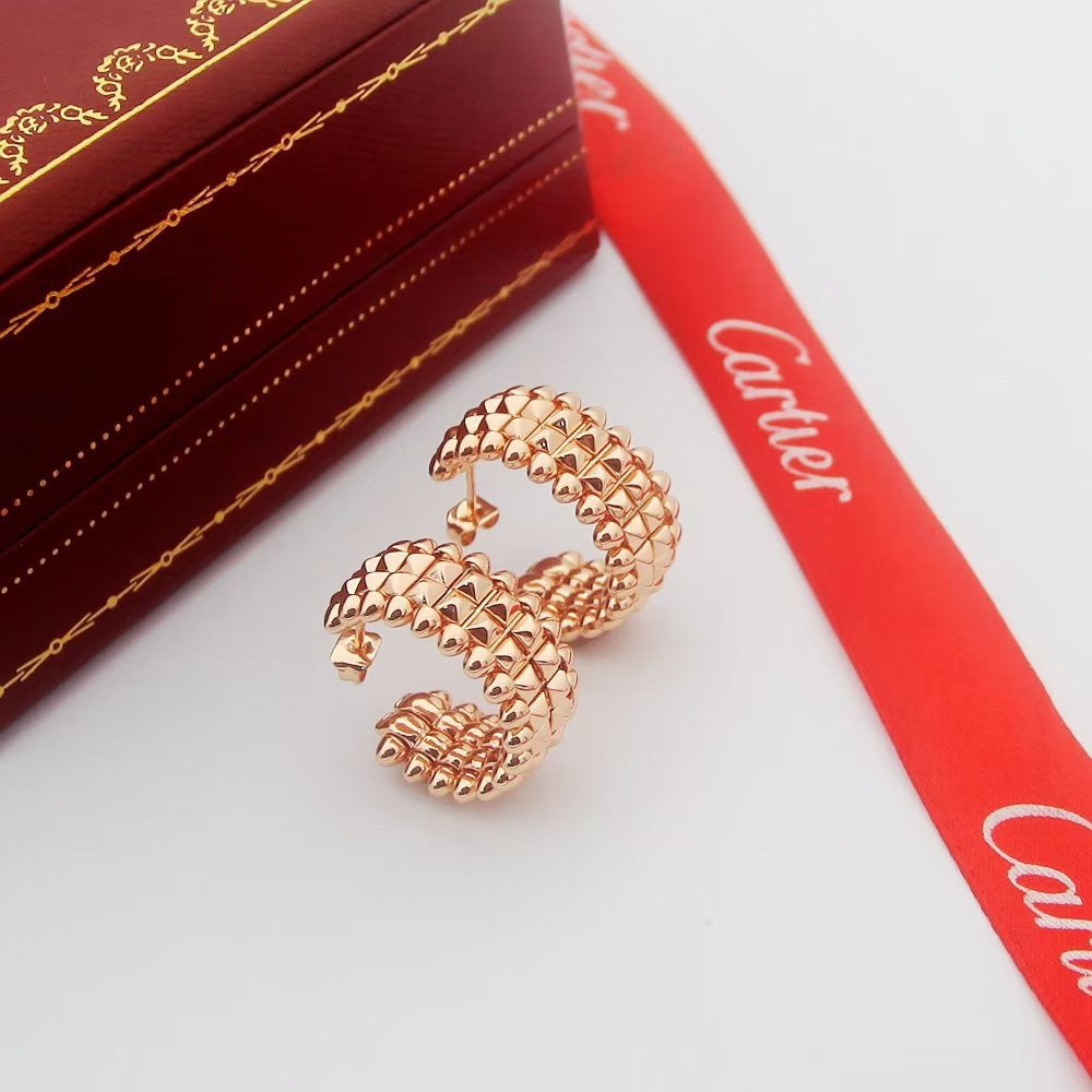 [Love Lucky]CLASH 9.2MM DOUBLE ROW EARRINGS