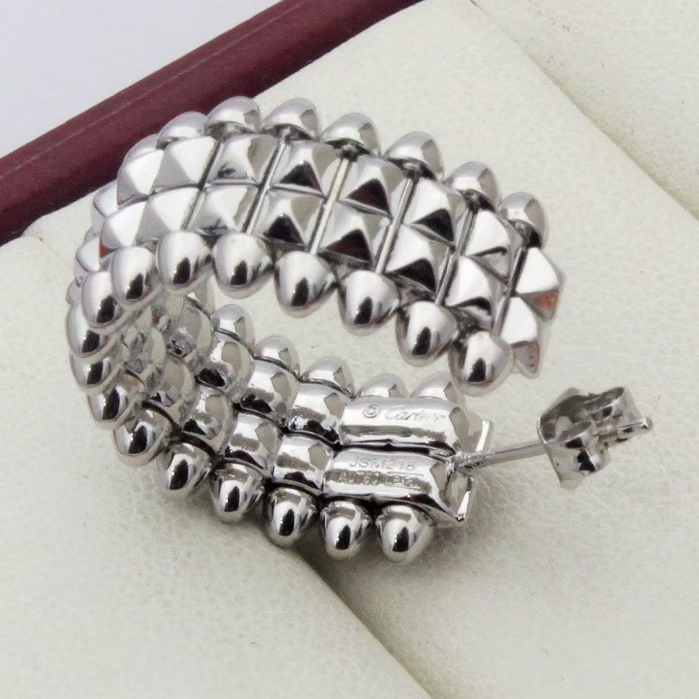 [Love Lucky]CLASH 9.2MM DOUBLE ROW EARRINGS