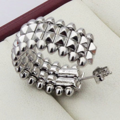 [Love Lucky]CLASH 9.2MM DOUBLE ROW EARRINGS