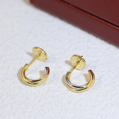 [Love Lucky]TRINITY ON DIAMOND MINI EARRINGS