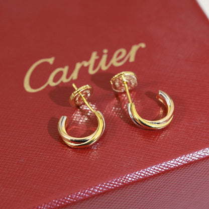 [Love Lucky]TRINITY ON DIAMOND MINI EARRINGS