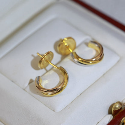 [Love Lucky]TRINITY ON DIAMOND MINI EARRINGS