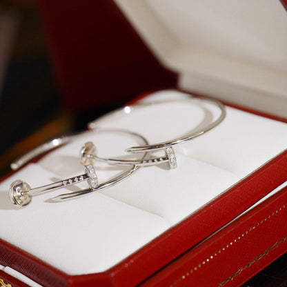 [Love Lucky]JUSTE HALF DIAMOND LARGE EARRINGS