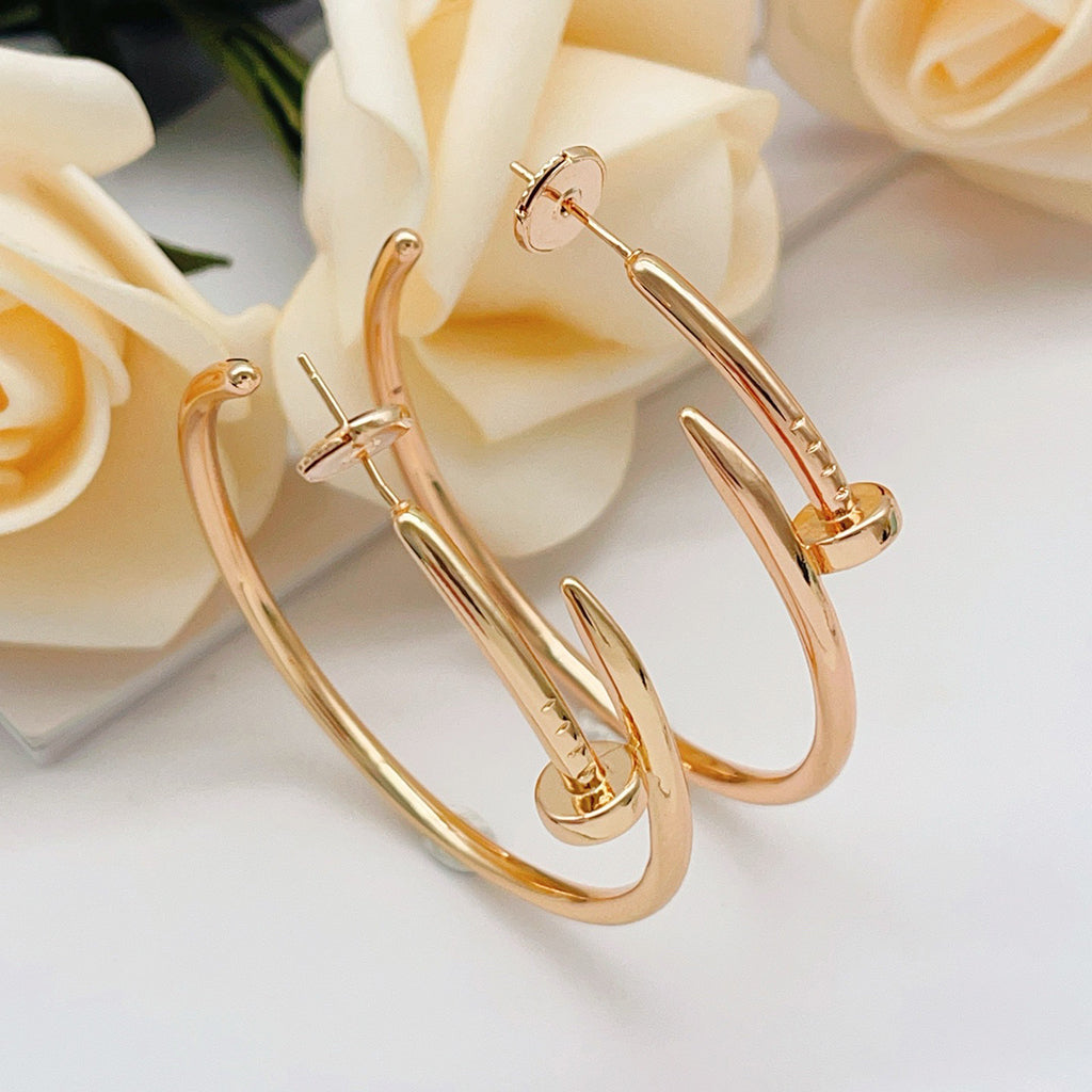 [Love Lucky]JUSTE NO DIAMOND LARGE EARRINGS
