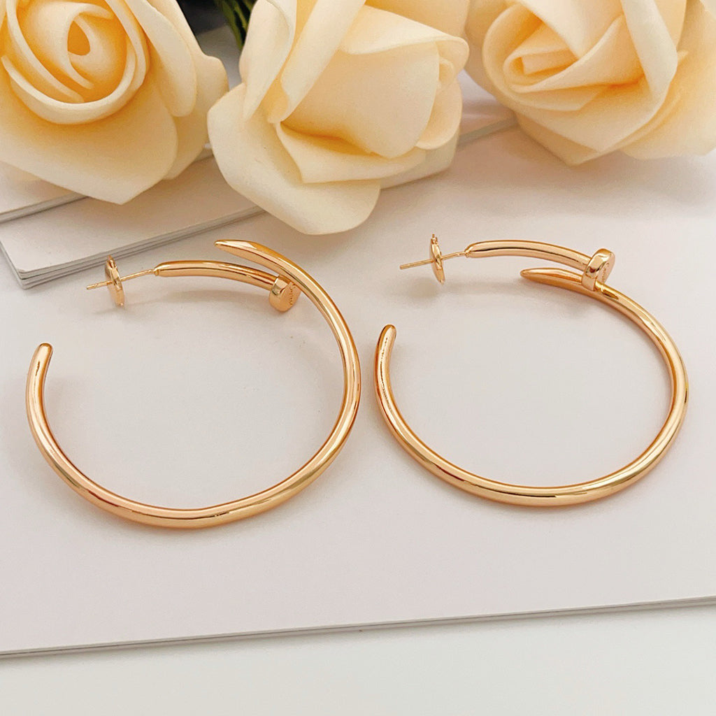 [Love Lucky]JUSTE NO DIAMOND LARGE EARRINGS