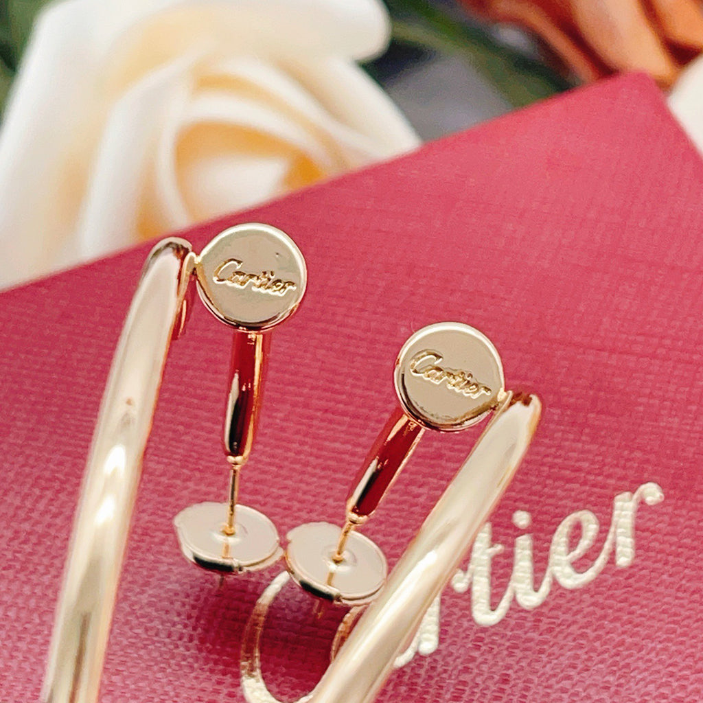 [Love Lucky]JUSTE NO DIAMOND LARGE EARRINGS