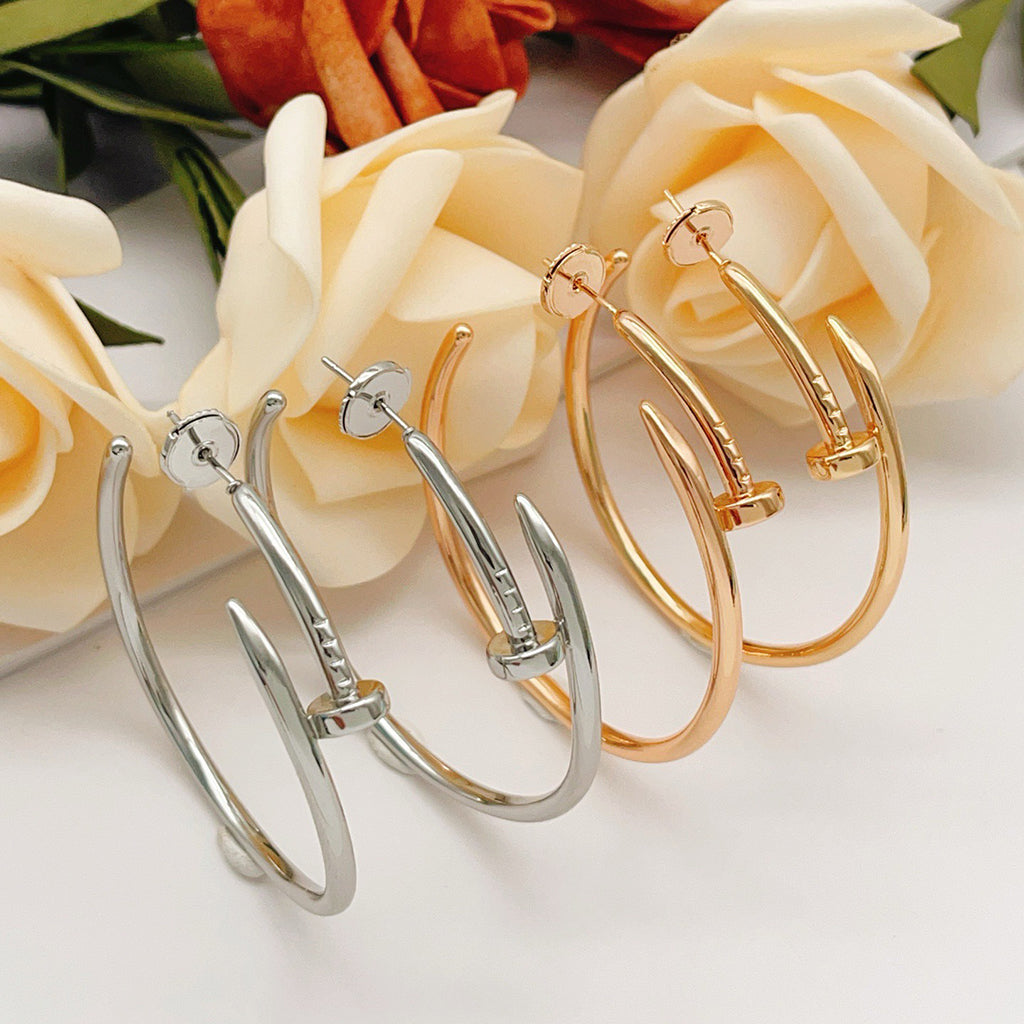 [Love Lucky]JUSTE NO DIAMOND LARGE EARRINGS