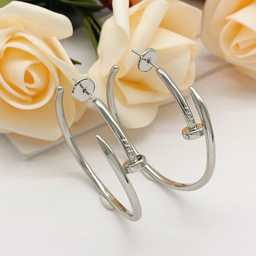 [Love Lucky]JUSTE NO DIAMOND LARGE EARRINGS