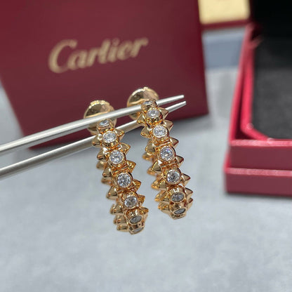 [Love Lucky]CLASH FULL DIAMOND MEDIUM EARRINGS