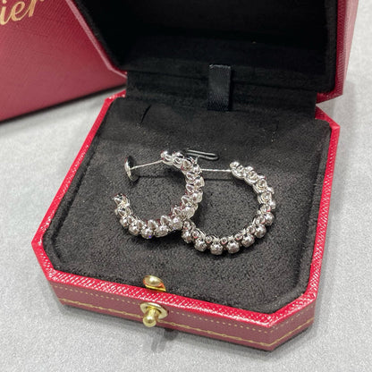 [Love Lucky]CLASH FULL DIAMOND MEDIUM EARRINGS