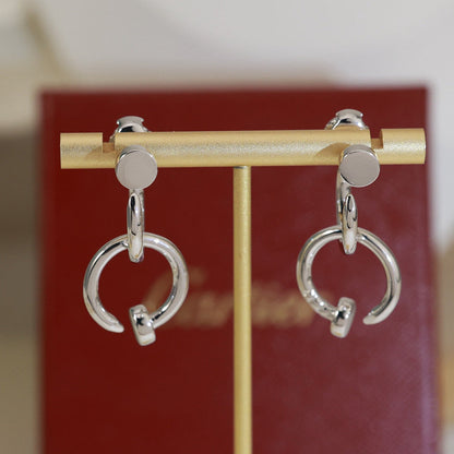 [Love Lucky]JUSTE NO DIAMOND DOUBLE EARRINGS