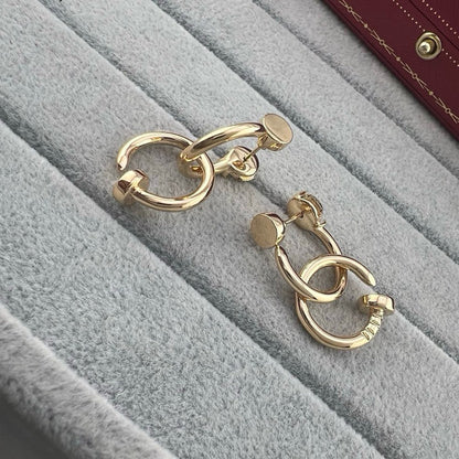 [Love Lucky]JUSTE NO DIAMOND DOUBLE EARRINGS