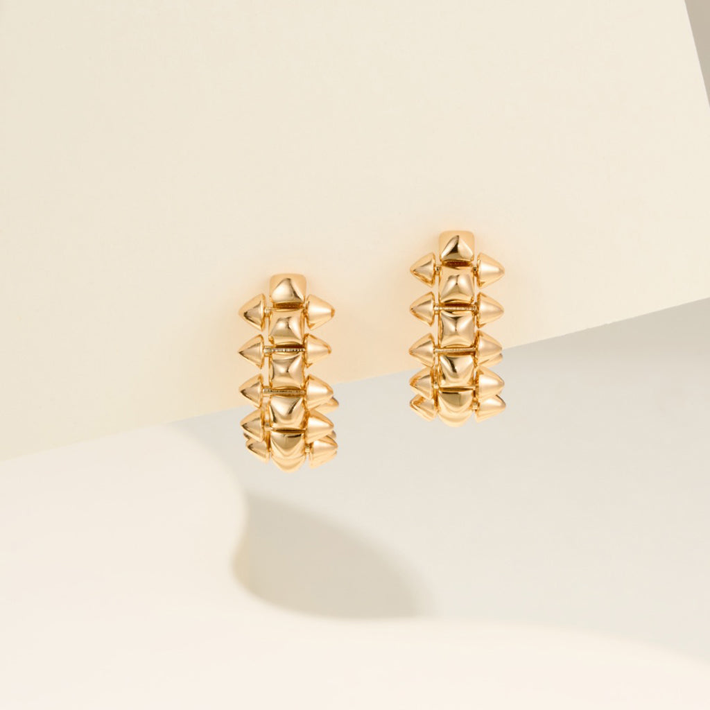 [Love Lucky]CLASH MINI HOOP EARRINGS