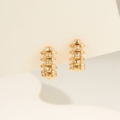 [Love Lucky]CLASH MINI HOOP EARRINGS
