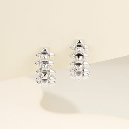 [Love Lucky]CLASH MINI HOOP EARRINGS