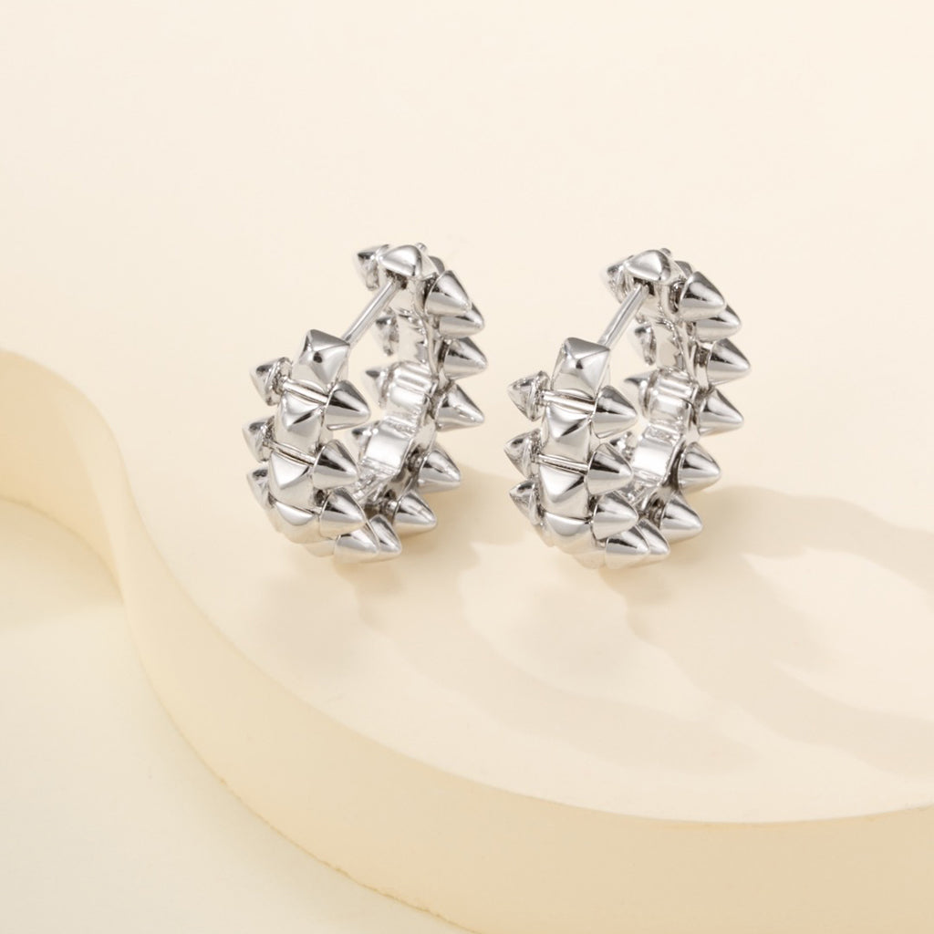 [Love Lucky]CLASH MINI HOOP EARRINGS