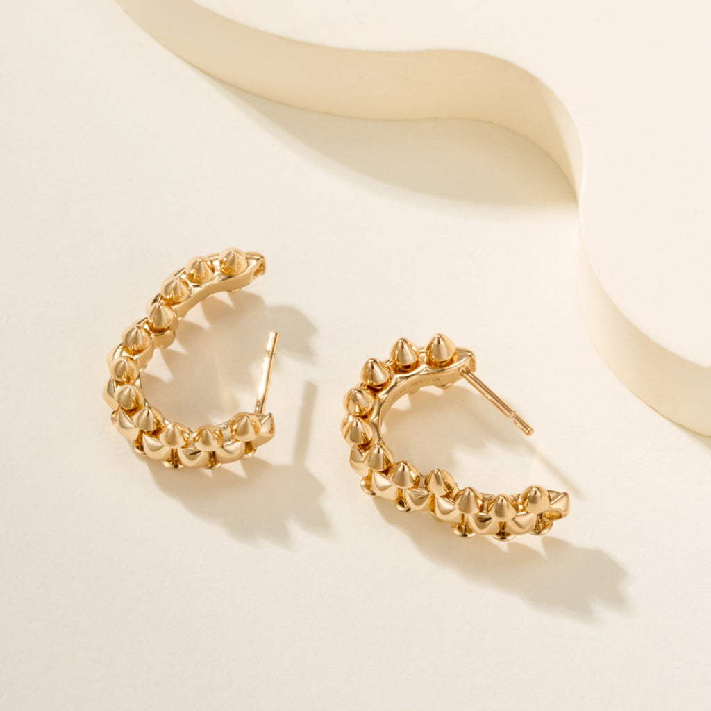 [Love Lucky]CLASH MINI HOOP EARRINGS