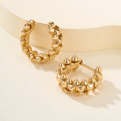 [Love Lucky]CLASH MINI HOOP EARRINGS