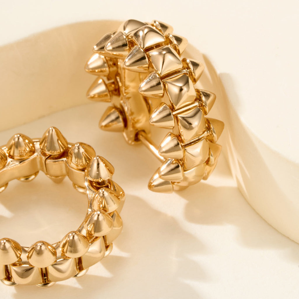 [Love Lucky]CLASH MINI HOOP EARRINGS
