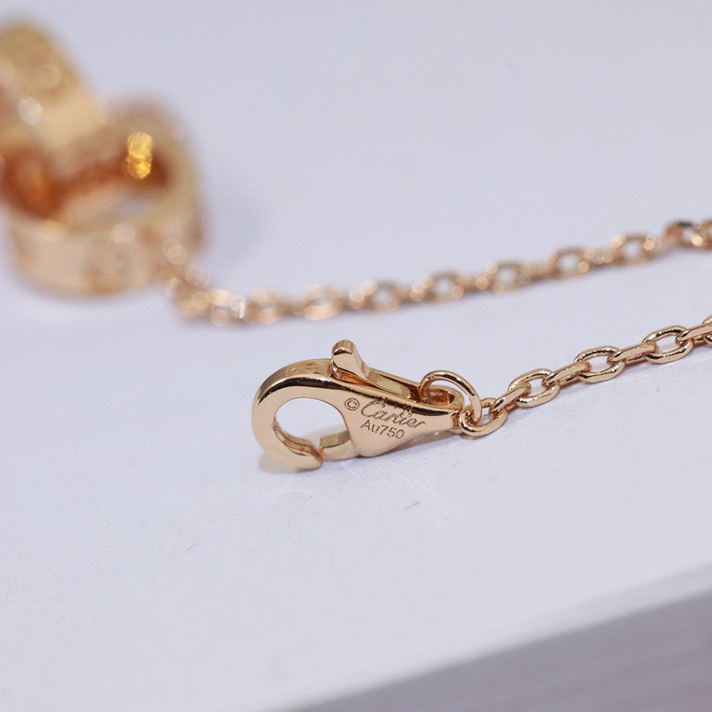 [Love Lucky]LOVE DOUBLE RING NECKLACE