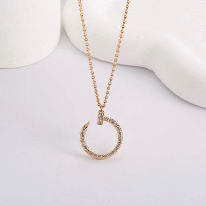 [Love Lucky]JUSTE NECKLACE FULL DIAMOND