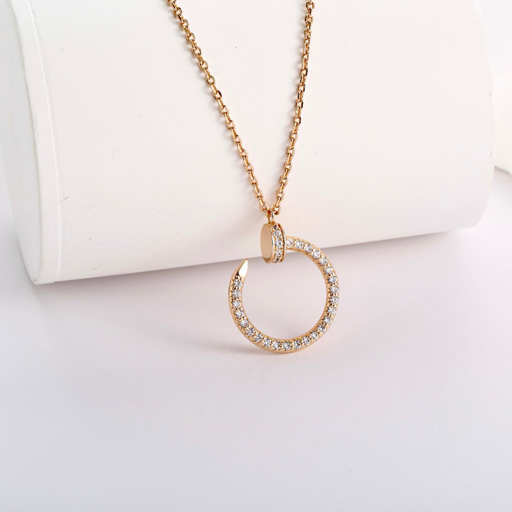 [Love Lucky]JUSTE NECKLACE FULL DIAMOND