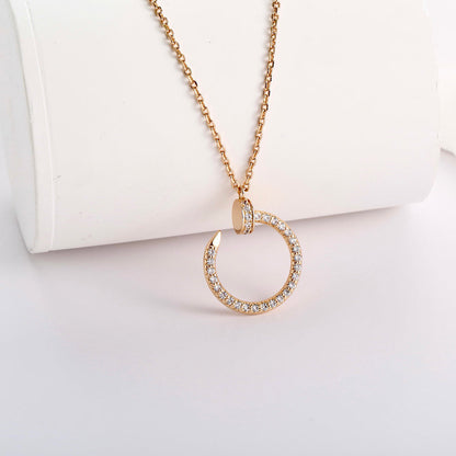 [Love Lucky]JUSTE NECKLACE FULL DIAMOND