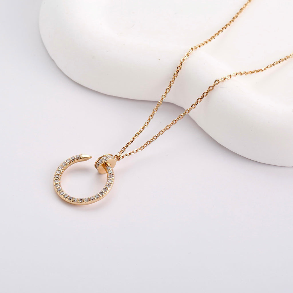 [Love Lucky]JUSTE NECKLACE FULL DIAMOND