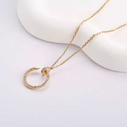[Love Lucky]JUSTE NECKLACE FULL DIAMOND