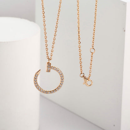 [Love Lucky]JUSTE NECKLACE FULL DIAMOND