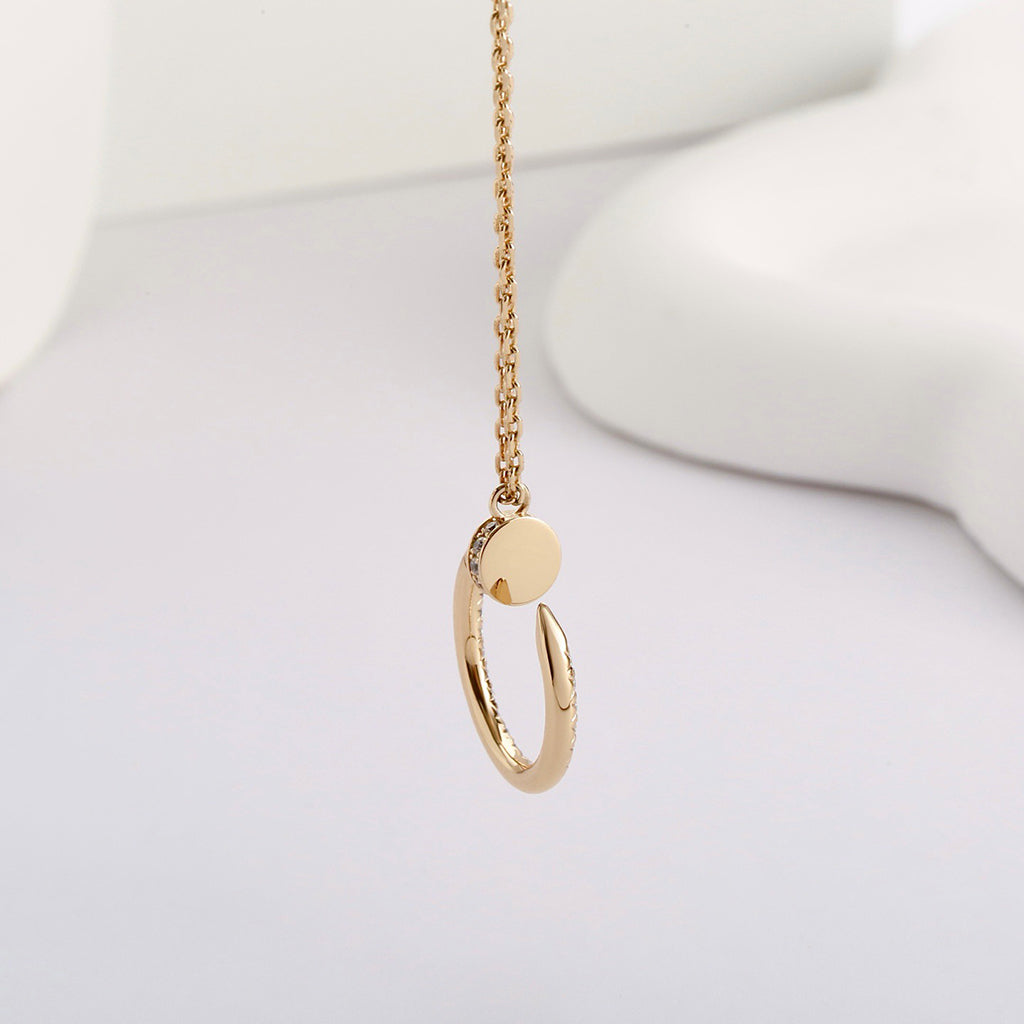 [Love Lucky]JUSTE NECKLACE FULL DIAMOND