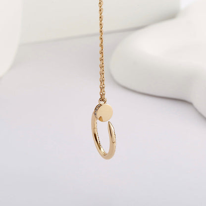 [Love Lucky]JUSTE NECKLACE FULL DIAMOND