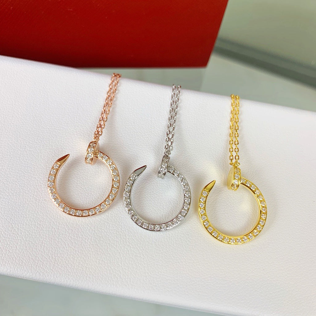 [Love Lucky]JUSTE NECKLACE FULL DIAMOND