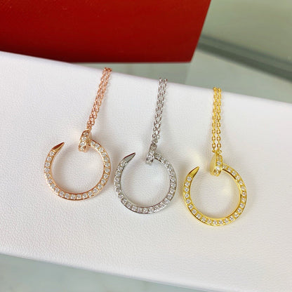 [Love Lucky]JUSTE NECKLACE FULL DIAMOND