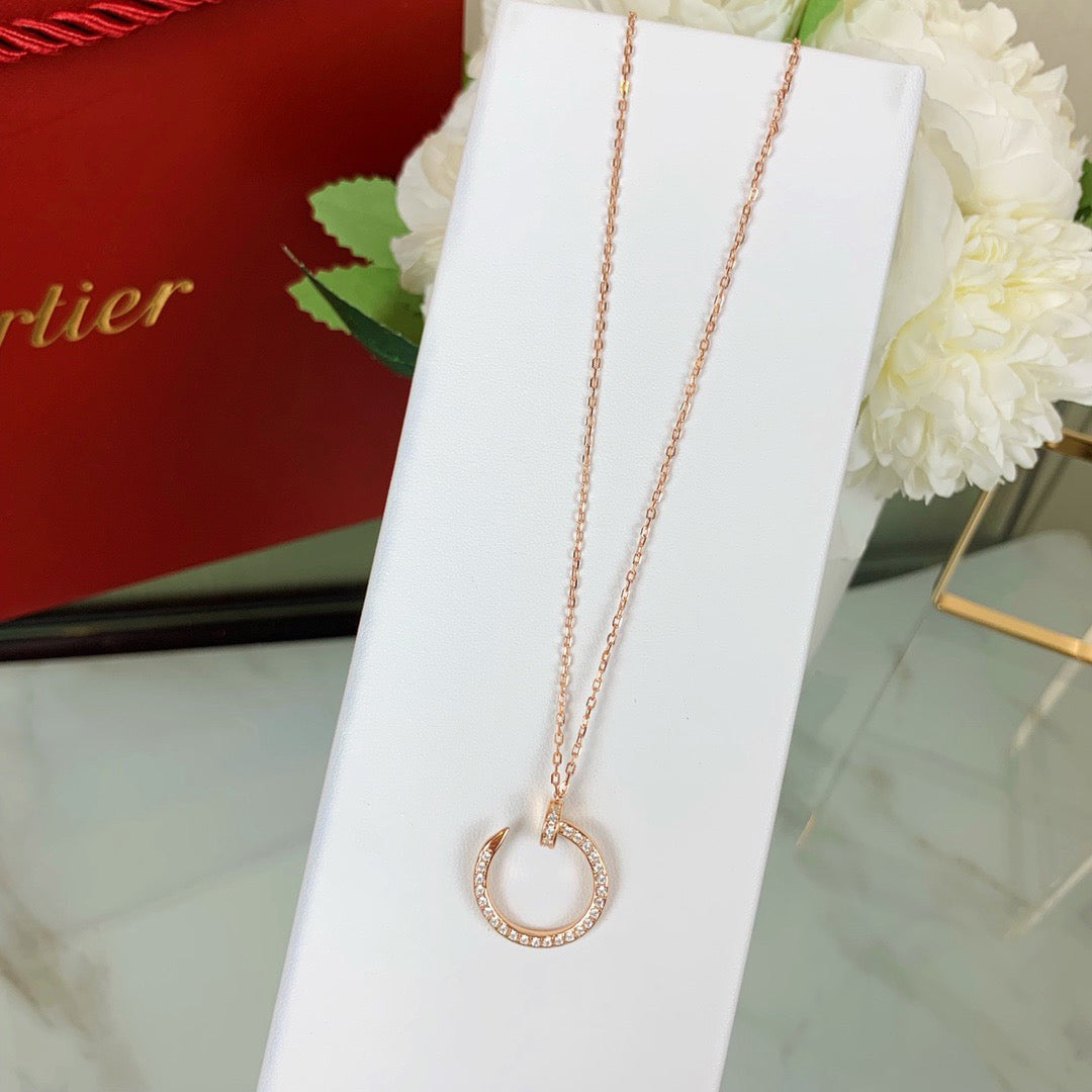 [Love Lucky]JUSTE NECKLACE FULL DIAMOND
