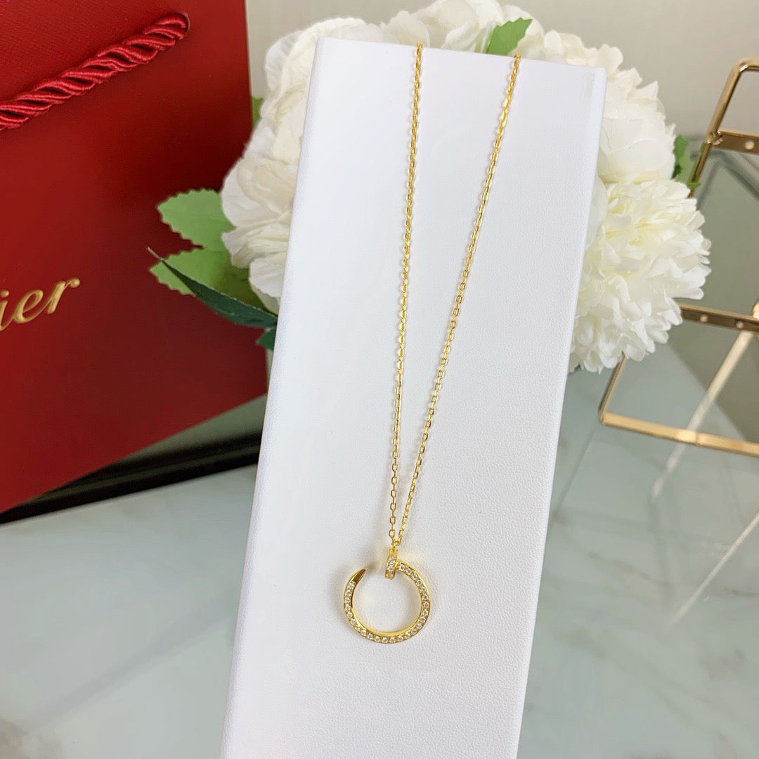 [Love Lucky]JUSTE NECKLACE FULL DIAMOND