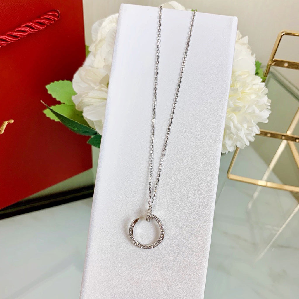 [Love Lucky]JUSTE NECKLACE FULL DIAMOND