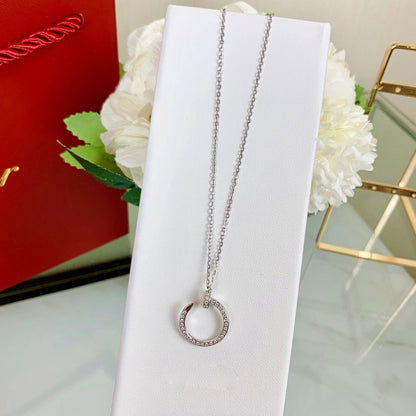 [Love Lucky]JUSTE NECKLACE FULL DIAMOND